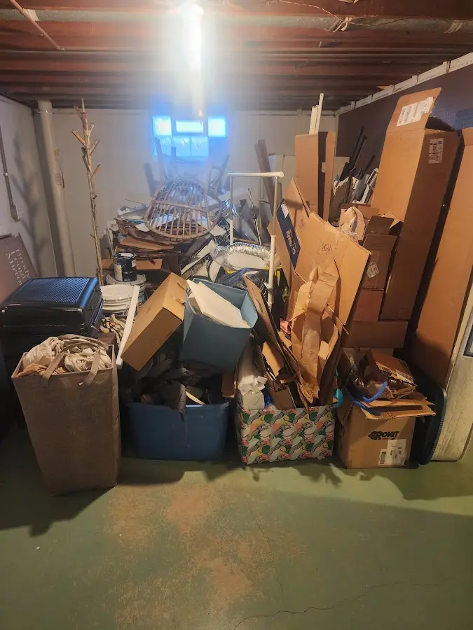 Roll-off dumpster container at job site for Construction Dumpster Rental in Rockport